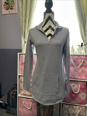 Victoria Secret lilac Half-Zip Pullover dress M-read description